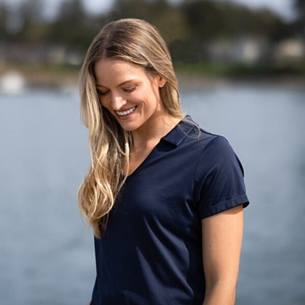 Cutter & Buck Daybreak Eco Recycled Womens V-neck Polo Thumbnail