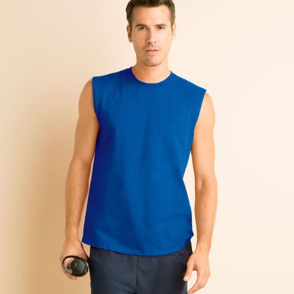 &reg; Ultra Cotton&reg; Adult Sleeveless T-Shirt Thumbnail