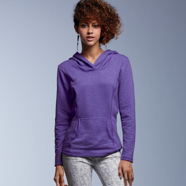 Ladies' Hooded French Terry Fleece Thumbnail